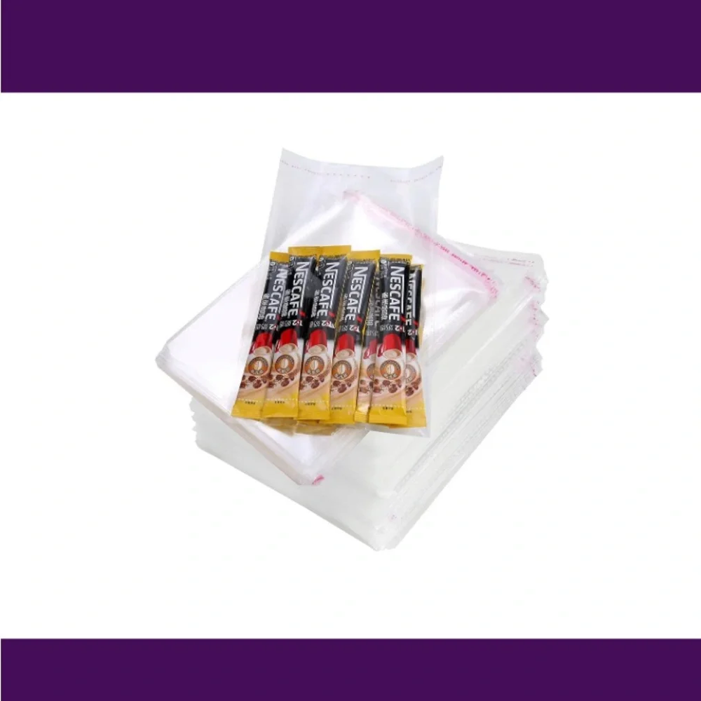 25ct 5x7” Clear Cello Bags ⭐️w/Free Stickers 🍃🆕🍃Crystal Clear ~ Resealable